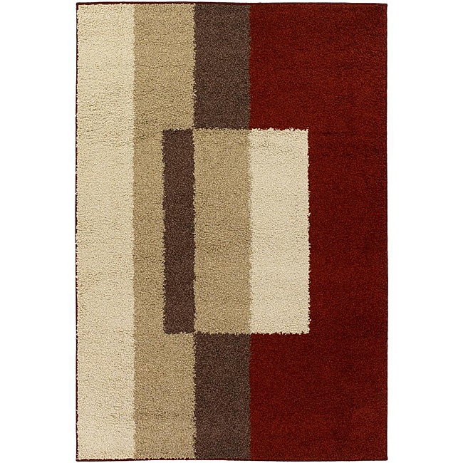 Mandara Red Shag Rug (5 X 8)