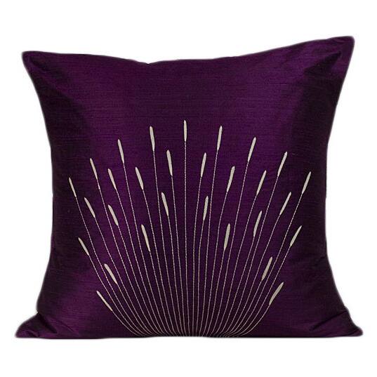 'Branches' Purple 20x20-inch Decorative Pillow