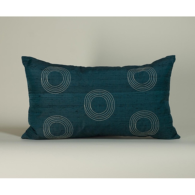 Shop Center Teal 12x20 Inch Decorative Pillow Free Shipping Today   Center Teal 12x20 Inch Decorative Pillow L12960029 