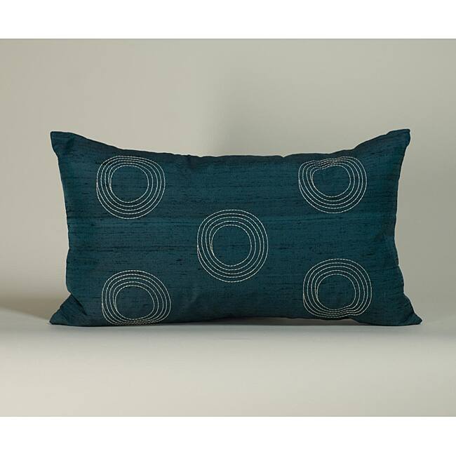 'Center' Teal 12x20-inch Decorative Pillow - 12 x 20