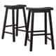 Salvador Saddle 29-inch Counter Height Backless Stools (Set of 2) by iNSPIRE Q Bold - Thumbnail 7