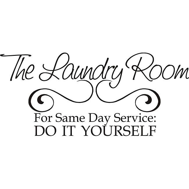 Design on Style 'Laundry Room Same Day Service' Vinyl Wall Art Quote
