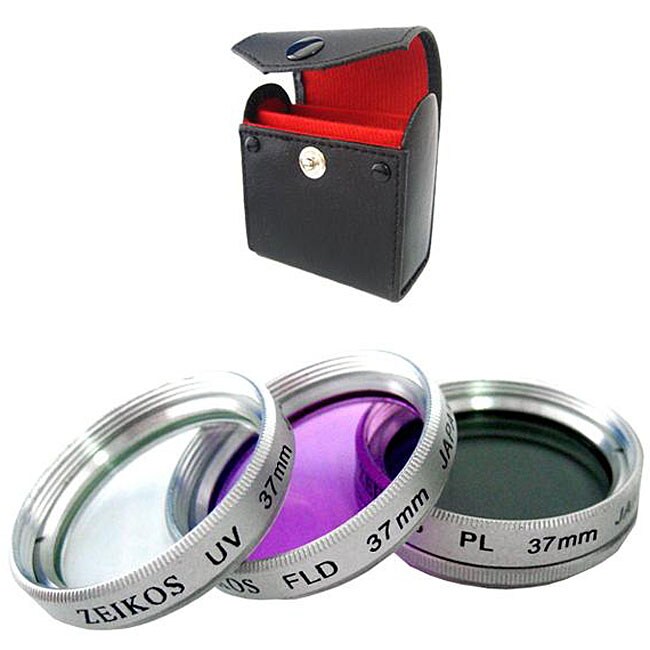 Zeikos 37mm Multi-coated Glass Filter Kit