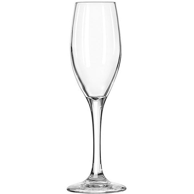 Libbey Stemless Champagne Flute Glasses, Set of 12