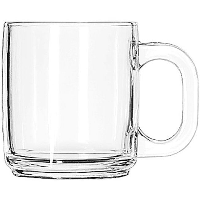 latte mugs glass cafe of Crystal Coffee 10 12962107  (Pack 12) Mugs Overstock  oz Libbey