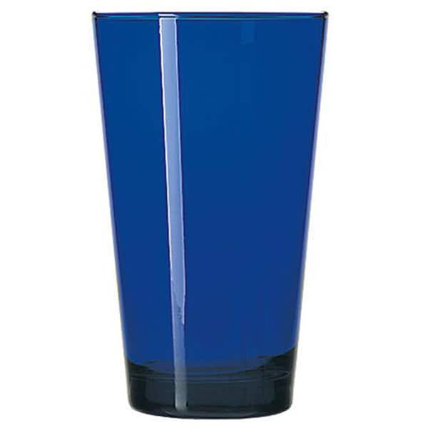 Libbey Cobalt Flare Tumbler Glasses, Set of 8