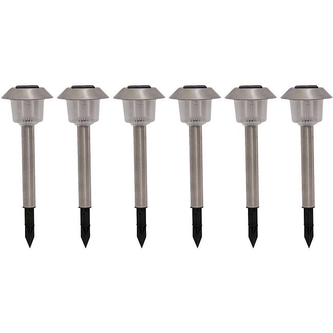 Tricod Stainless Steel Solar Lights (Set of 6)