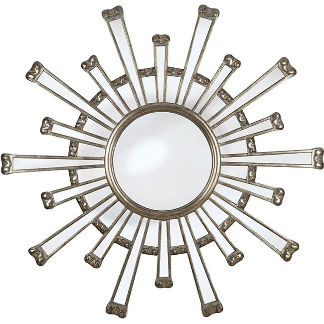 Adriano Antique Gold Finish Wall Mirror - Gold/Silver