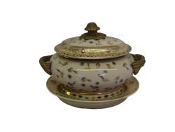 Golden Hays Porcelain Tureen Accent Pieces