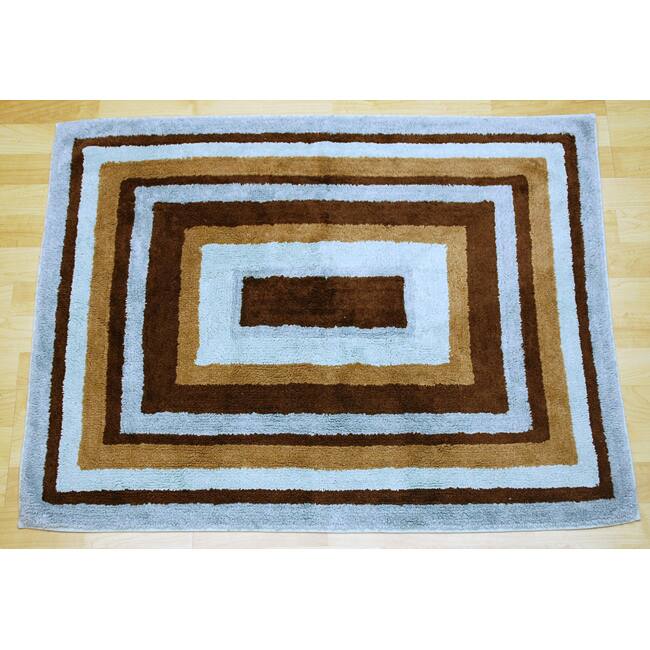 My Baby Sam Mad About Plaid in Blue Rug - 2'6 x 3'4