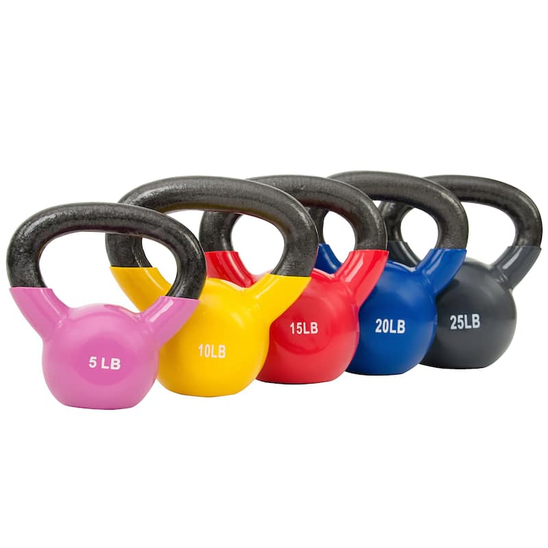Sunny Vinyl Coated 25-pound Kettle Bell