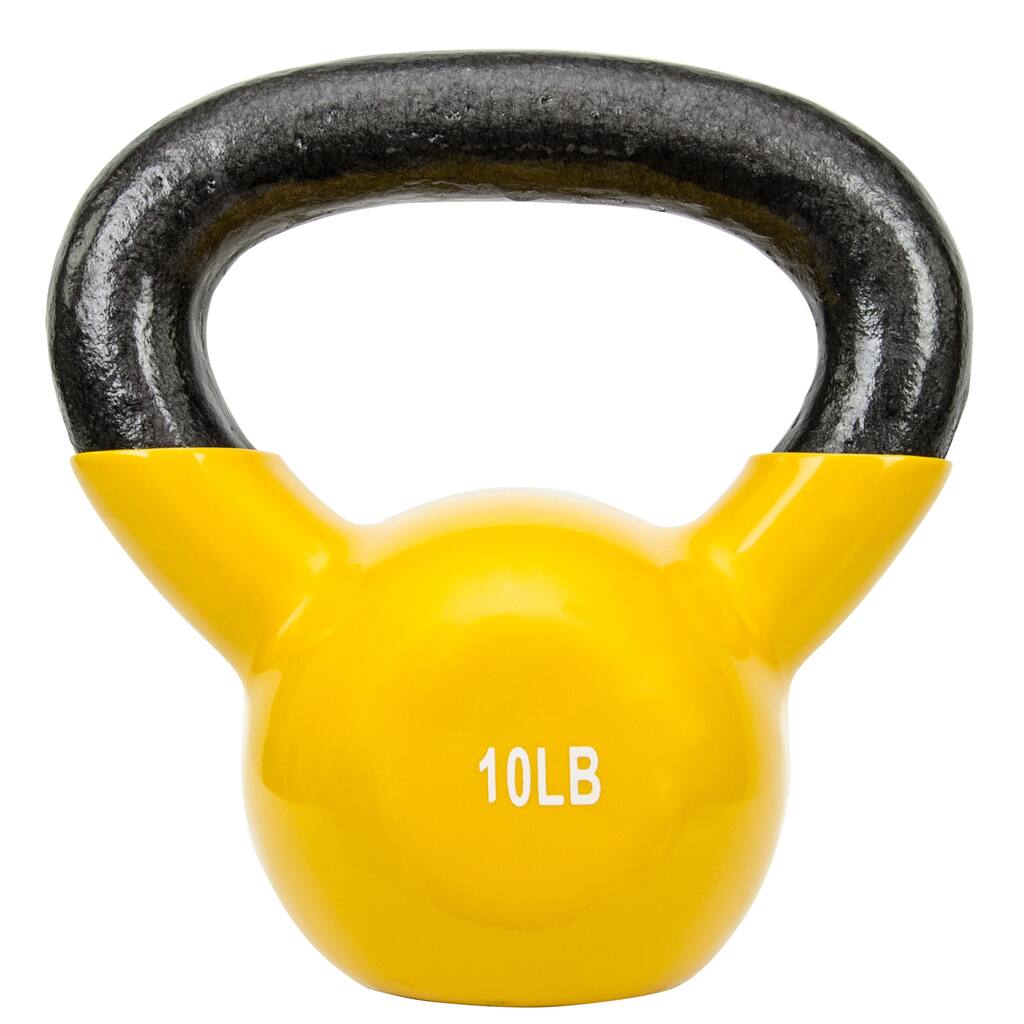 Sunny Vinyl Coated 10-pound Kettle Bell