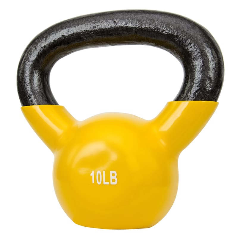 Sunny Vinyl Coated 10-pound Kettle Bell