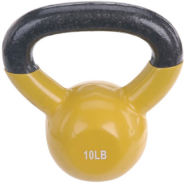 Sunny Vinyl Coated 10-pound Kettle Bell