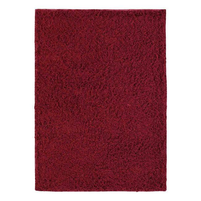 Handmade London Mix Red Wool Rug (India) - 4' x 6'