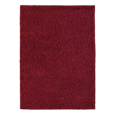 Handmade London Mix Red Wool Rug (India) - 4' x 6'