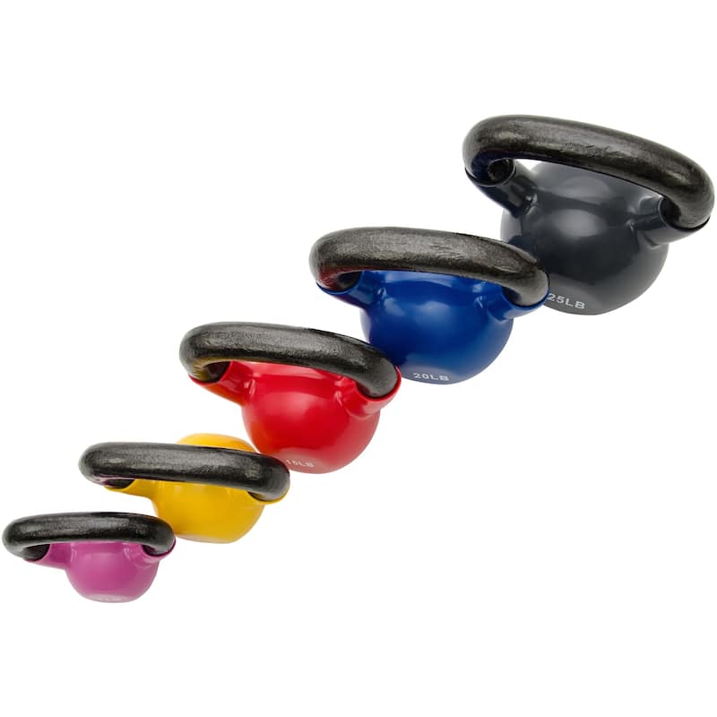 Sunny Vinyl Coated 15-pound Kettle Bell
