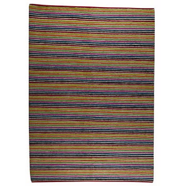 Hand knotted Indo tibetan Manc Wool Rug (56 X 710)