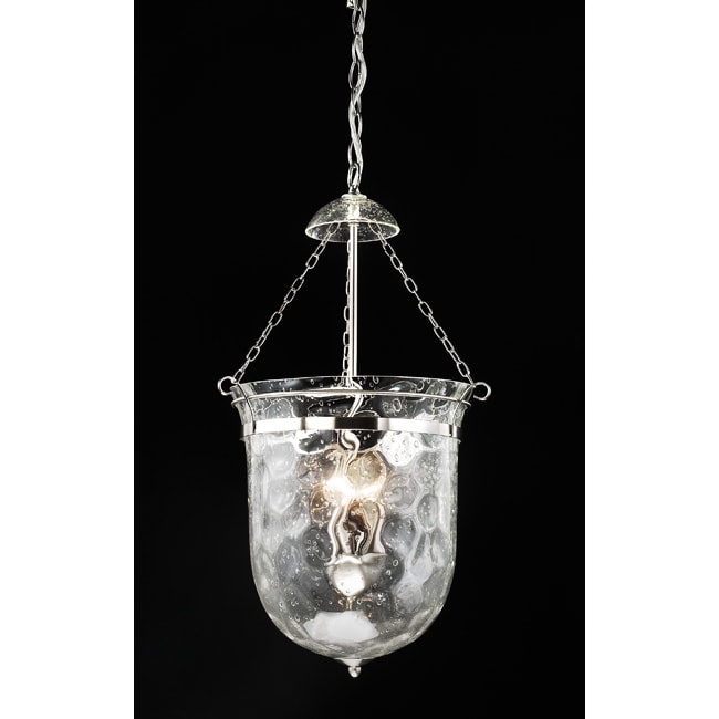 Nickel 3 light Lantern Chandelier