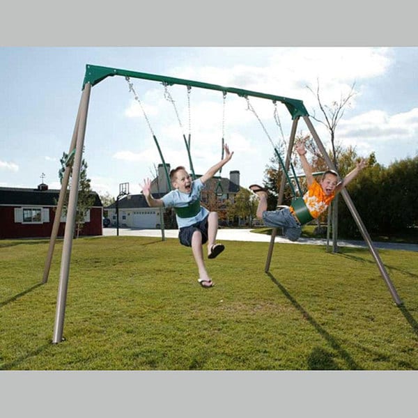 Lifetime A-Frame Swing Set