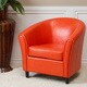 Napoli Transitional Bonded Leather Club Chair by Christopher Knight Home - Thumbnail 2