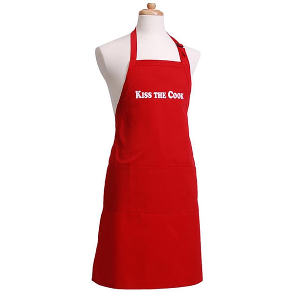 Shop Flirty Aprons Mens Kiss The Cook Red Apron Free Shipping On Orders Over 45 6497