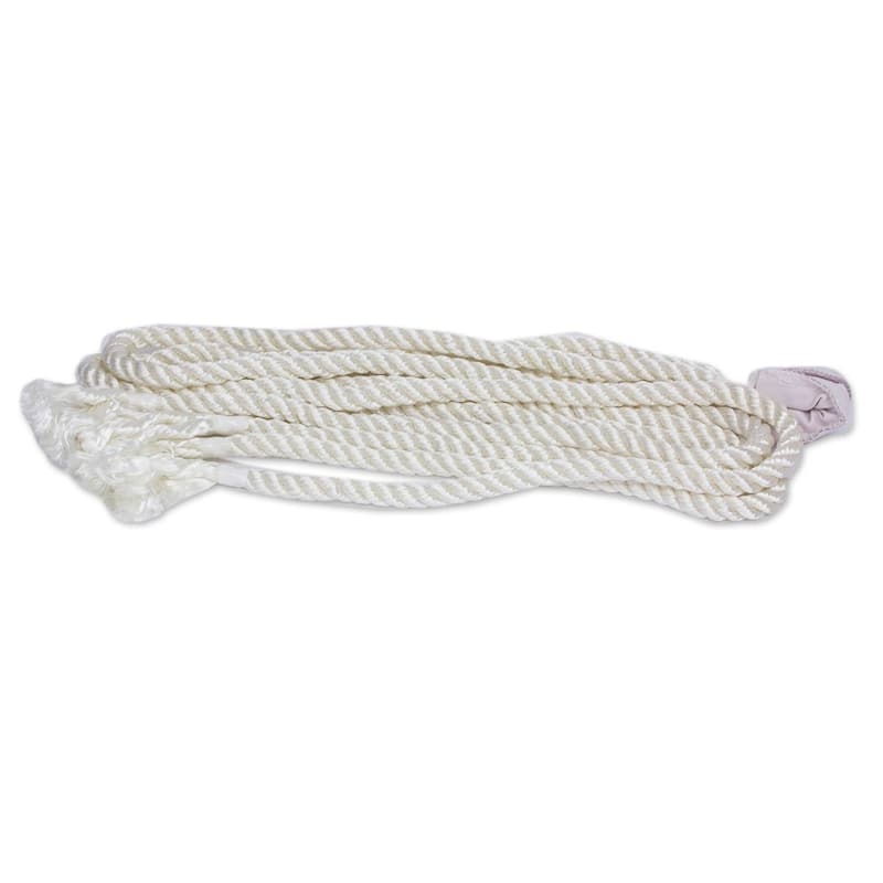 NOVICA Handmade Nylon Knotted Rope Double Hammock (Mexico)