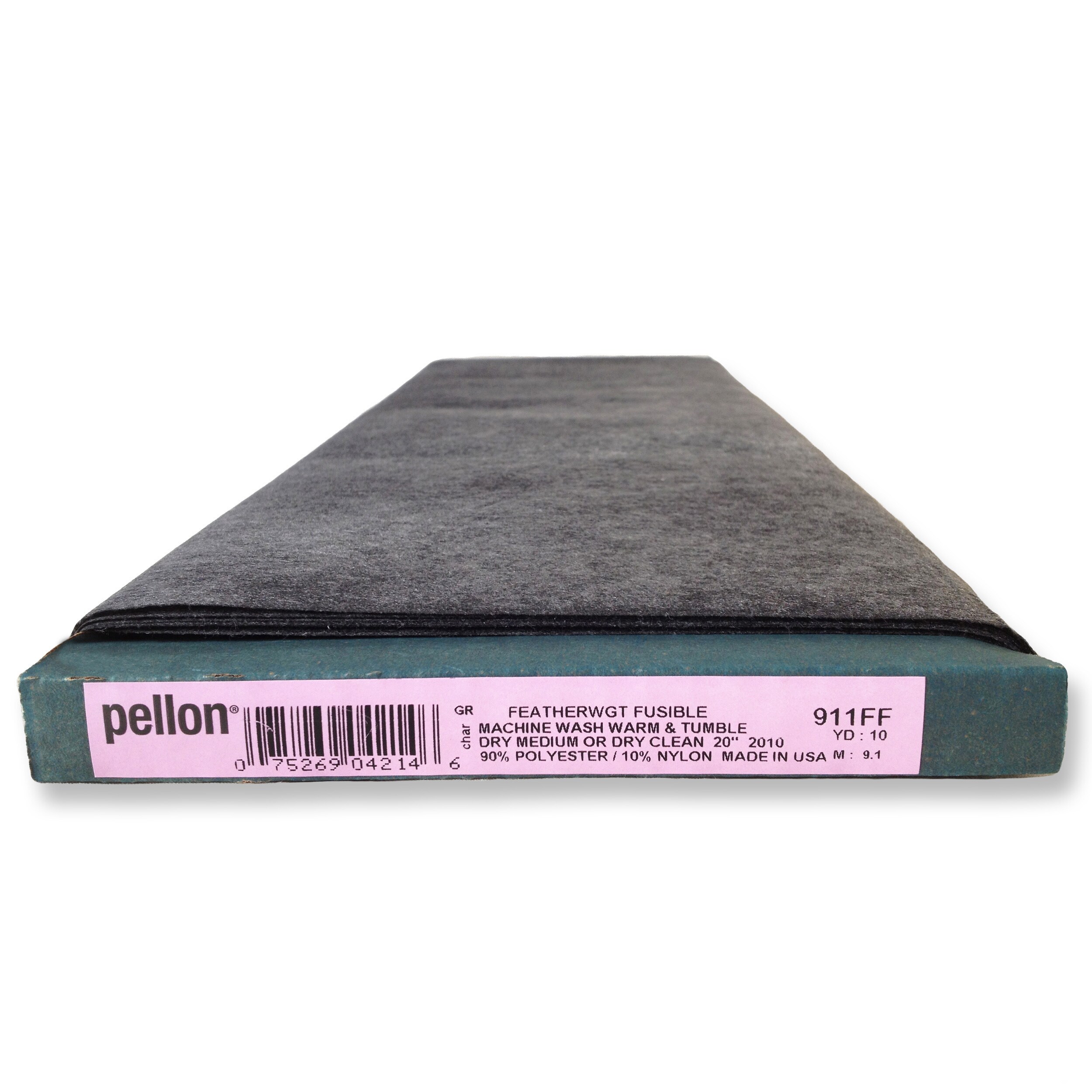 Pellon 911FF Fusible Featherweight Interfacing 20in x 10 Yard Bolt Color White.
