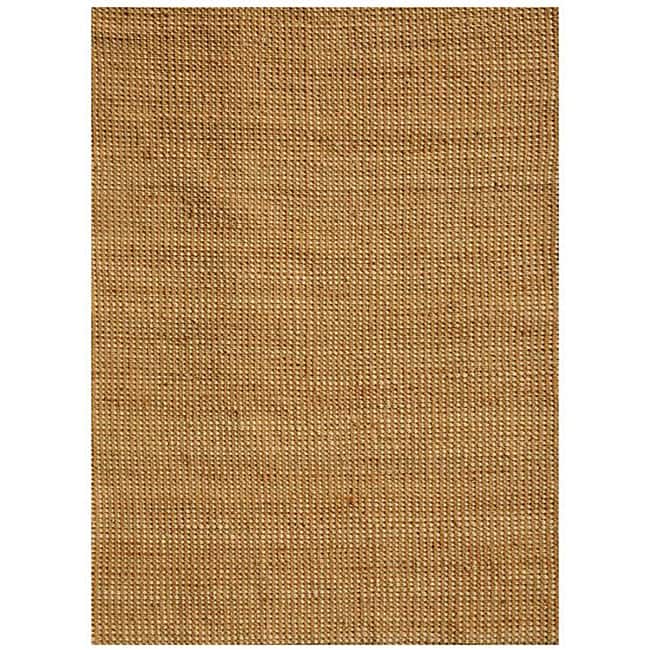 Hand-woven Basket Natural Jute Rug (8' x 11') - 8' x 11'