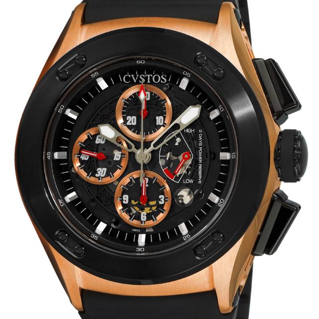 Cvstos Men's CVCRRNRGGR 'Challenge-R 50' Rose Gold Chronograph Watch ...