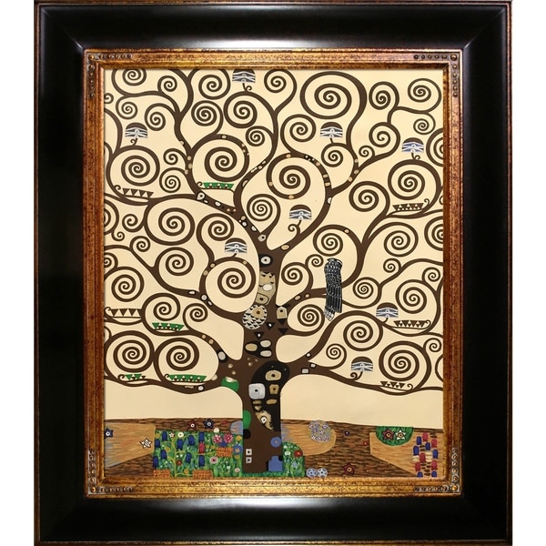 Gustav Klimt 'Tree of Life' Vertical Canvas Art Overstock 5126217