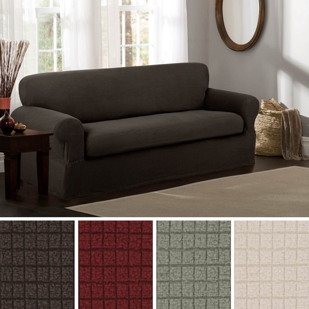 Maytex Reeves Stretch 2 Piece Sofa Slipcover