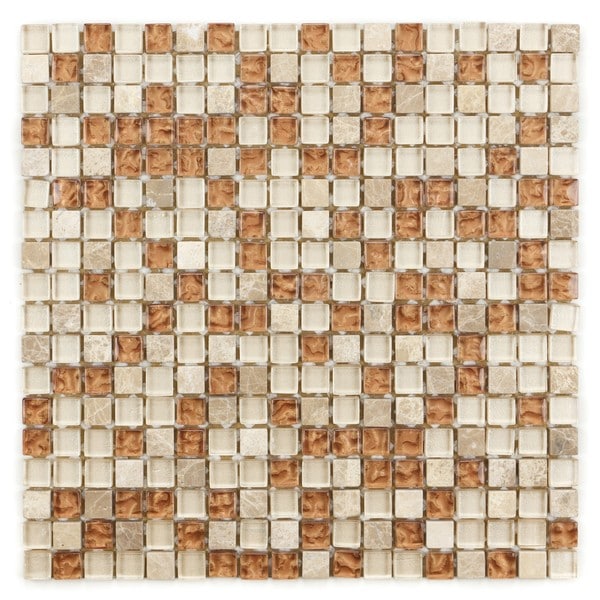 Sand Glass Mosaic Tiles B 221 (Case of 11) Wall Tiles