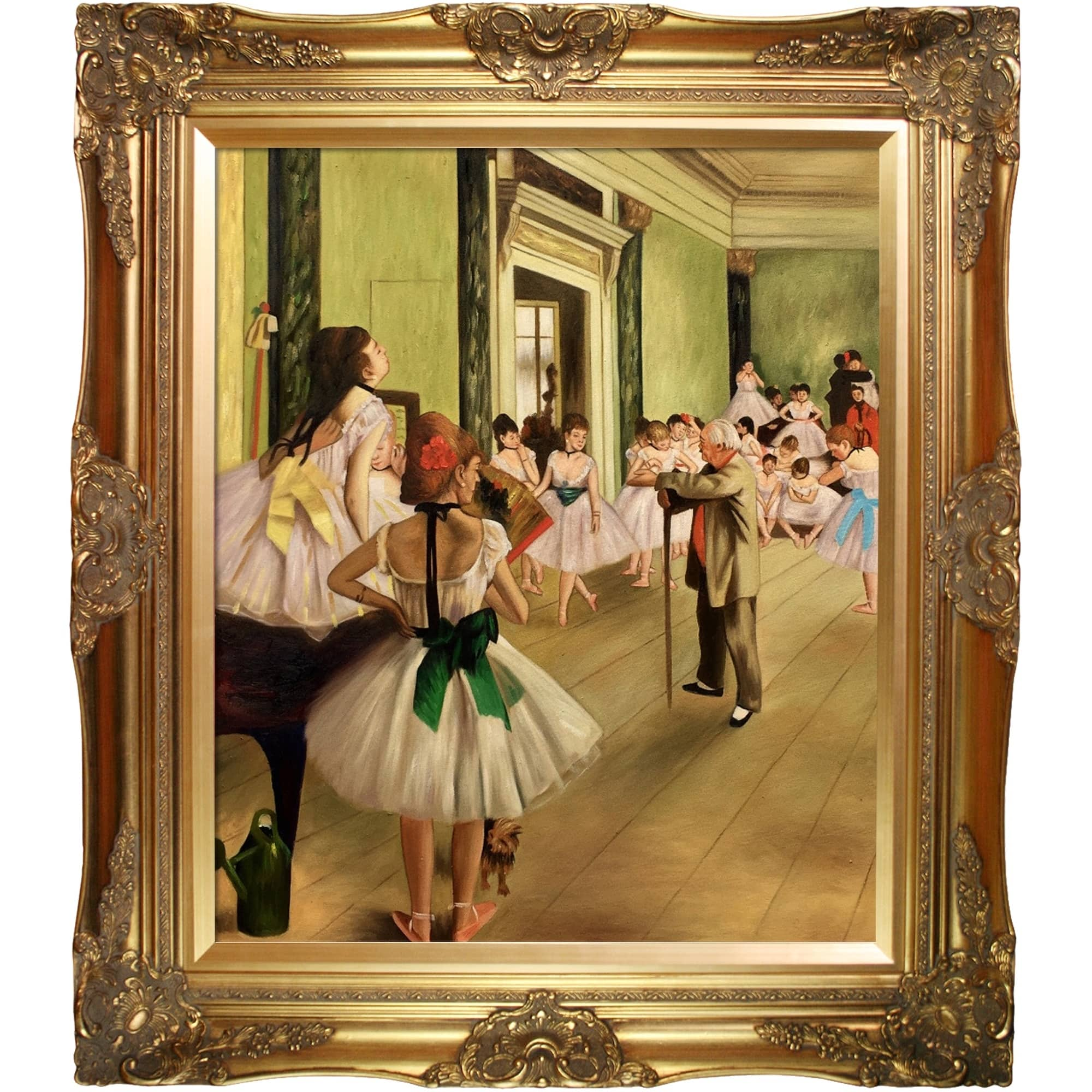 La Pastiche Edgar Degas 'The Dance Class' Canvas Art - Bed Bath ...