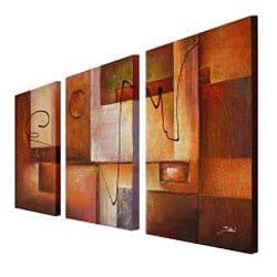 'Abstract 11' 3-piece Canvas Art Set - Overstock Shopping - Top Rated ...