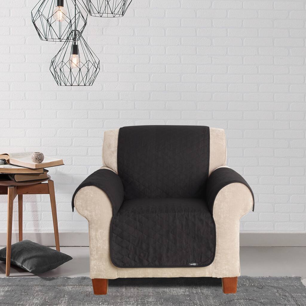 Sure Fit Quilted Cotton Chair Furniture Protector