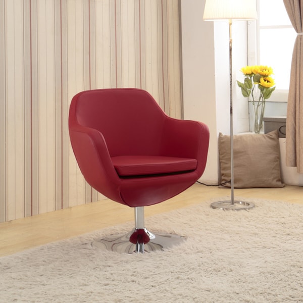 Shop Toledo Swivel Bicast Leather Chair Free Shipping