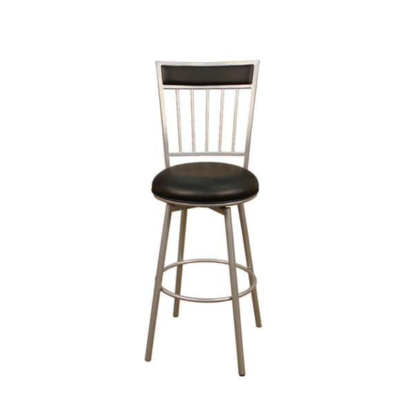 Amisco Render 30 inch Swivel Metal Barstool