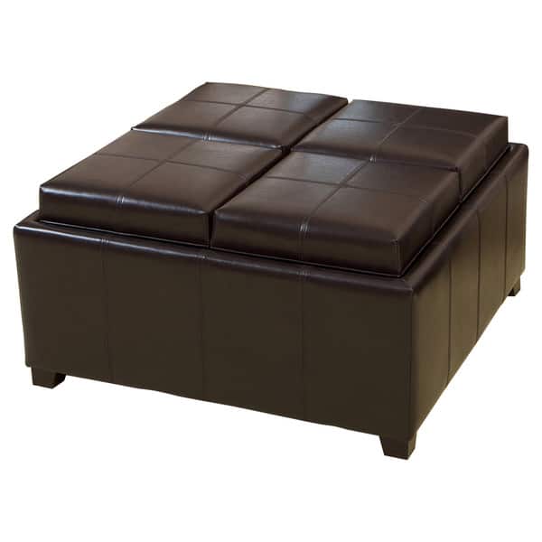 storage ottoman with tray target