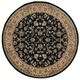 preview thumbnail 26 of 32, Admire Home Living Caroline Traditional Floral Sarouk Pattern Area Rug Black 5'3" Round