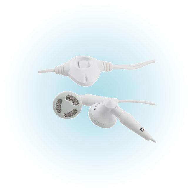 Blackberry White Hands-free Earbud Stereo Headset (Pack of 10)