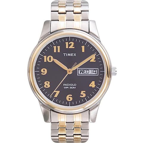 Timex Men's Elevated Classics Dress Stainless Steel Expansion Band Watch