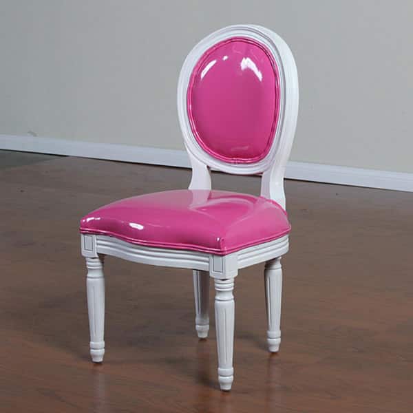 slide 2 of 3, Children's Hot Pink Banquet Chairs (set of 2)
