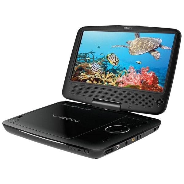 Coby TFDVD9109 Portable DVD Player   9 Display  