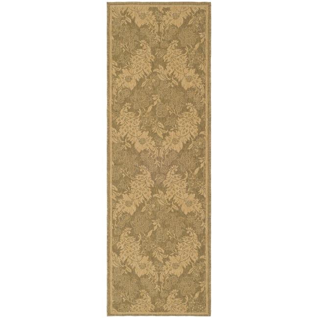 Indoor/ Outdoor Gold/ Natural Rug (22 X 911)