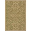 Safavieh Courtyard Graceful Green/ Natural Indoor/ Outdoor Rug - 8' x 11'