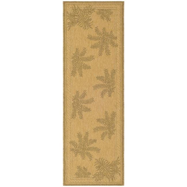 Indoor/outdoor Natural/gold Polypropylene Runner (24 X 67)