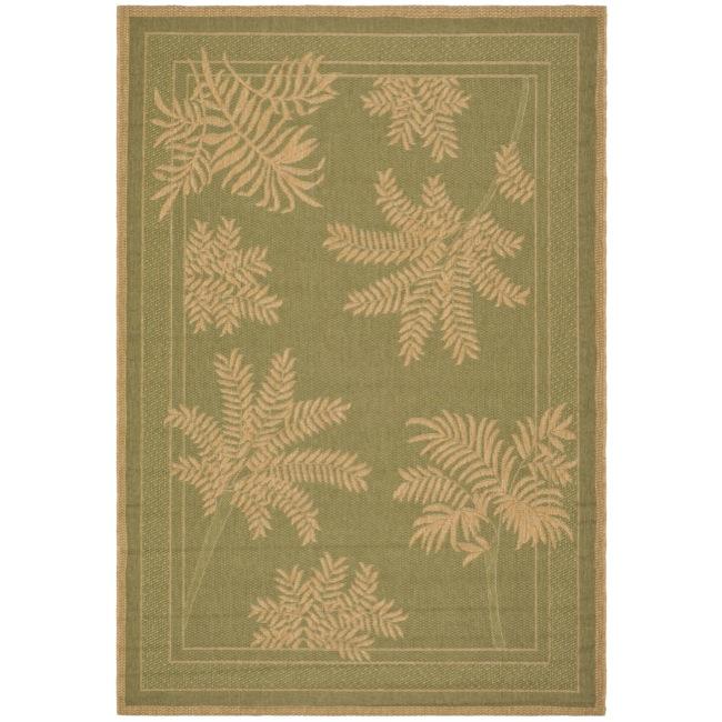 Indoor/ Outdoor Green/ Natural Rug (4 X 57)