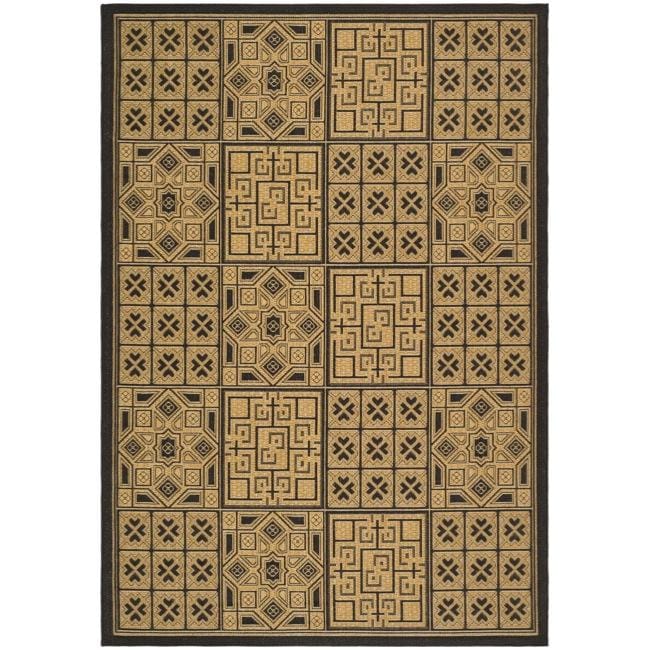 Black/natural Indoor/outdoor Polypropylene Rug (710 X 11)