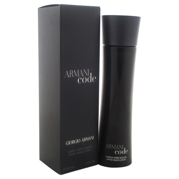 Shop Giorgio Armani Code Men's 3.4-ounce Aftershave Lotion - Free ...